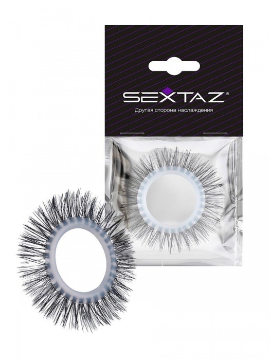 Круглое эрекционное кольцо с длинными «ресничками» - Sextaz - в Иваново купить с доставкой