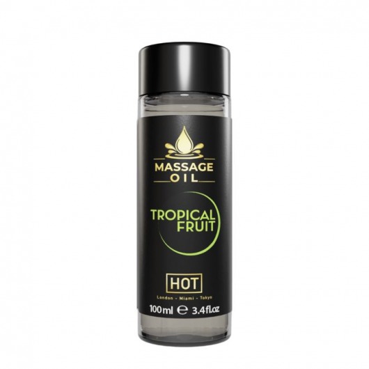 Массажное масло c ароматом тропических фруктов Massage Oil - 100 мл. - HOT - купить с доставкой в Иваново