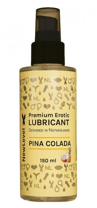 Ароматизированный лубрикант на водной основе NewLevel Pina Colada - 150 мл. - NewLevel - купить с доставкой в Иваново