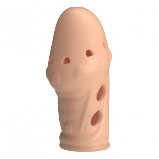 Телесная насадка на пенис Booker - 8 см. - Baile - в Иваново купить с доставкой