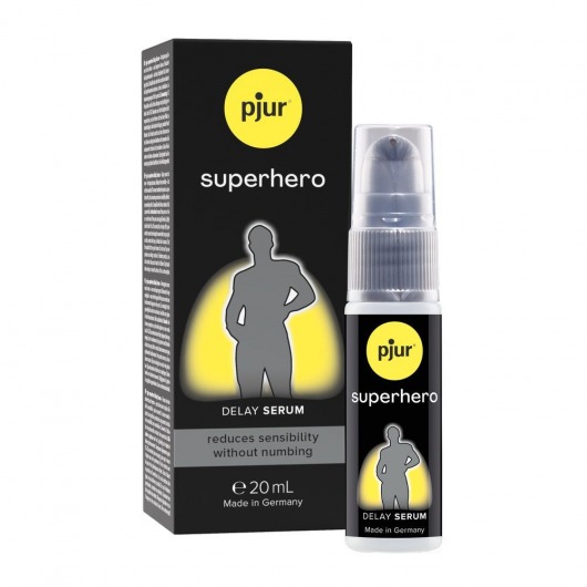 Пролонгатор-сыворотка pjur Superhero Delay Serum - 20 мл. - Pjur - купить с доставкой в Иваново