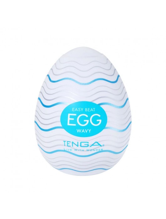 Мастурбатор-яйцо Tenga Egg Wavy - Tenga - в Иваново купить с доставкой