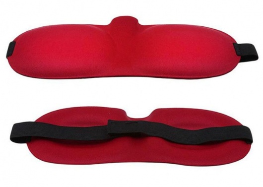 Красная глухая маска на резинке - Sitabella - купить с доставкой в Иваново