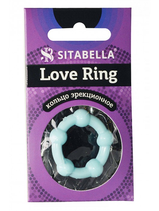 Цветное эрекционное кольцо Love Ring с бусинами - Sitabella - в Иваново купить с доставкой
