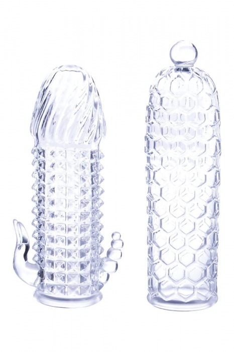 Набор из 2 прозрачных насадок на член Seductive Tickler Sleeves Set - NMC - в Иваново купить с доставкой