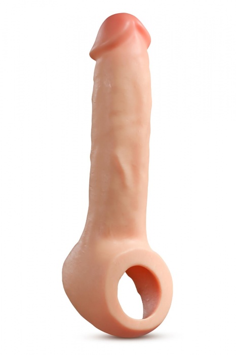 Телесная насадка-удлинитель Thrive 8.75 Inch Realistic Penis Extender Sleeve - 22,2 см. - Blush Novelties - в Иваново купить с доставкой