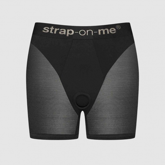 Трусики-шорты для фиксации насадок Strap-on-me Harness Lingerie Halo - size XS - Strap-on-me - купить с доставкой в Иваново