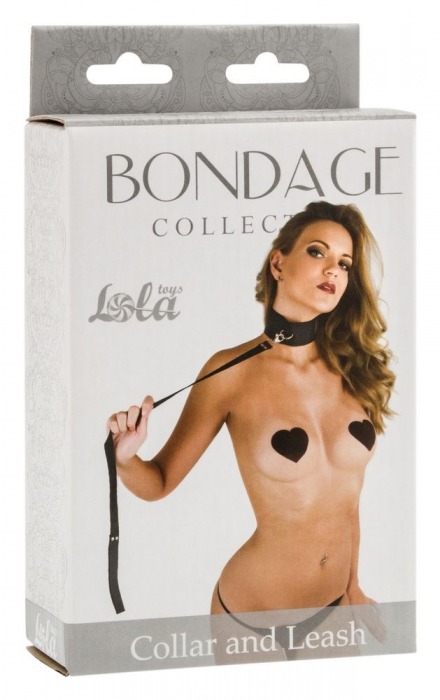 Ошейник Bondage Collection Collar and Leash One Size - Lola Games - купить с доставкой в Иваново