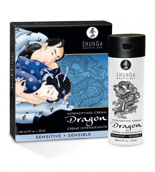 Интимный мужской крем SHUNGA DRAGON SENSITIVE - 60 мл. - Shunga - купить с доставкой в Иваново