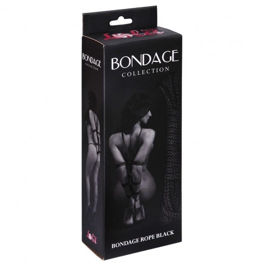 Черная веревка Bondage Collection Black - 3 м. - Lola Games - купить с доставкой в Иваново