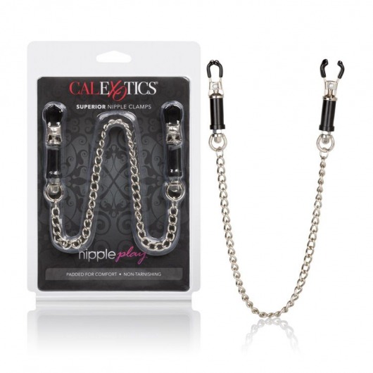 Зажимы на соски Nipple Play Superior Nipple Clamps - California Exotic Novelties - купить с доставкой в Иваново