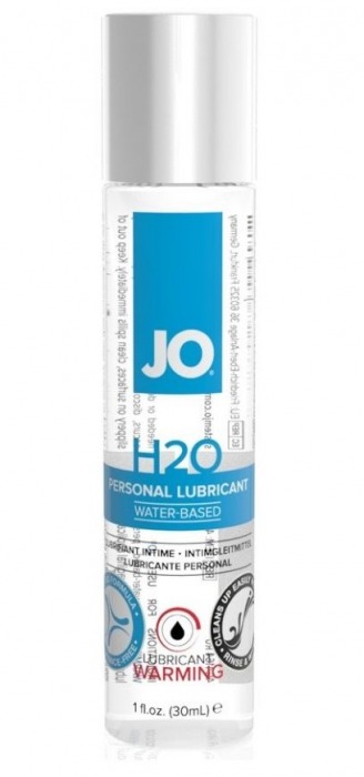 Возбуждающий лубрикант на водной основе JO Personal Lubricant H2O Warming - 30 мл. - System JO - купить с доставкой в Иваново