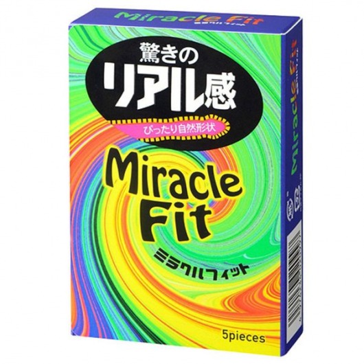 Презервативы Sagami Xtreme Miracle Fit - 5 шт. - Sagami - купить с доставкой в Иваново