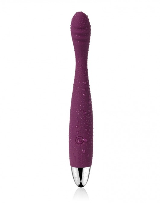 Фиолетовый вибратор Cici Violet с гнущейся головкой - 18,2 см. - Svakom