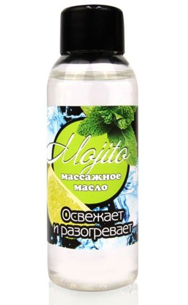 Массажное масло для тела Mojito с ароматом лайма - 50 мл. - Биоритм - купить с доставкой в Иваново