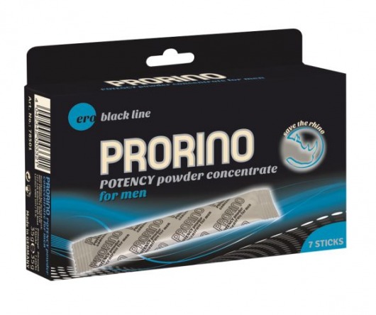 БАД для мужчин PRORINO M black line powder - 7 саше (6 гр.) - Ero - купить с доставкой в Иваново