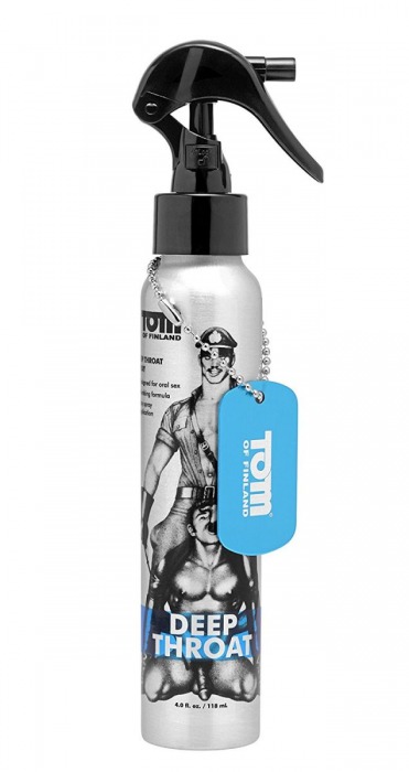 Спрей для лёгкого проникновения во время орального секса Tom of Finland Deep Throat Spray - 118 мл. - Доминирующее кольцо - купить с доставкой в Иваново