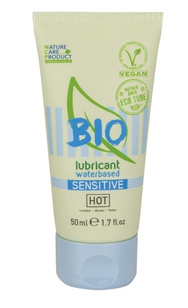 Органический лубрикант для чувствительной кожи Bio Sensitive - 50 мл. - HOT - купить с доставкой в Иваново