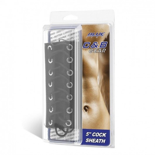 Сбруя на член на шнуровке 5  Cock Sheath - BlueLine - купить с доставкой в Иваново Сбруя на член на шнуровке 5  Cock Sheath - BlueLine - купить с доставкой в Иваново