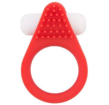 Красное эрекционное кольцо LIT-UP SILICONE STIMU RING 1 RED - Dream Toys - в Иваново купить с доставкой