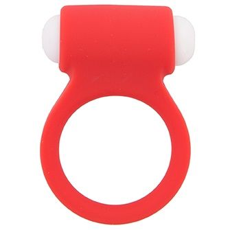 Красное эрекционное виброкольцо LIT-UP SILICONE STIMU RING 3 RED - Dream Toys - в Иваново купить с доставкой