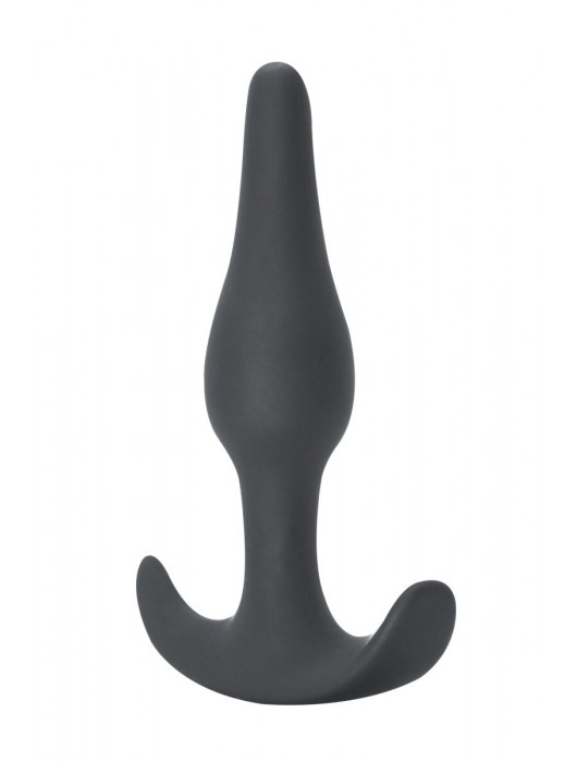 Серая анальная пробка Starter - 10,5 см. - Lola Games