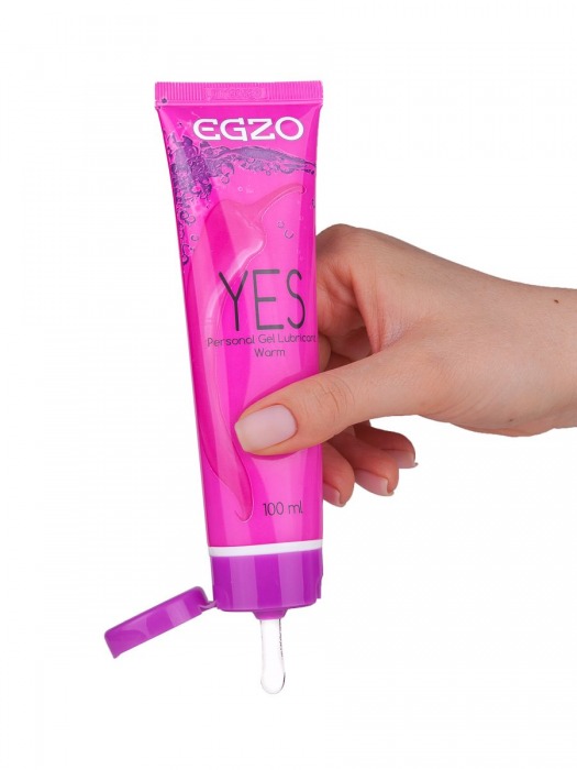 Согревающий лубрикант на водной основе Egzo Yes - 100 мл. - EGZO - купить с доставкой в Иваново