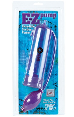Фиолетовая вакуумная помпа E-Z Pump - California Exotic Novelties - в Иваново купить с доставкой