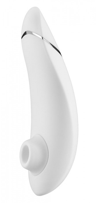 Белый бесконтактный клиторальный стимулятор Womanizer Premium - Womanizer