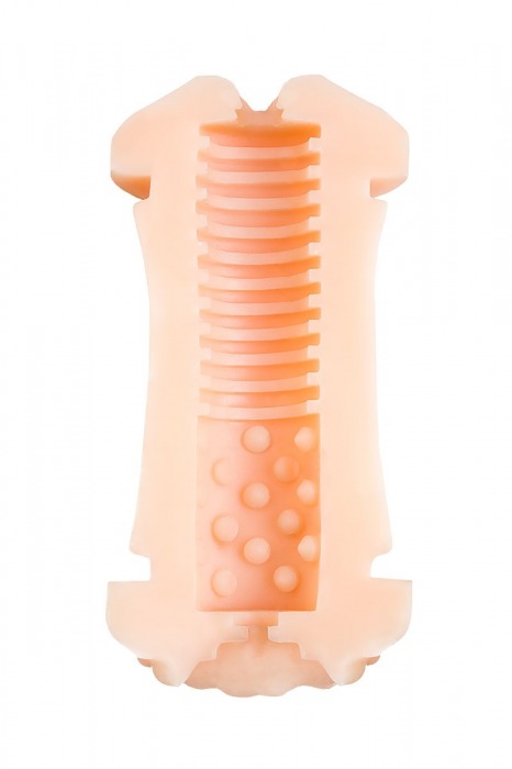 Двухсторонний мастурбатор JOS  NADIN в красном цилиндре - JOS - в Иваново купить с доставкой Двухсторонний мастурбатор JOS  NADIN в красном цилиндре - JOS - в Иваново купить с доставкой