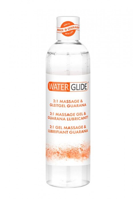 Гель-смазка 2-в-1 MASSAGE   LUBRICANT GUARANA - 300 мл. - Waterglide - купить с доставкой в Иваново