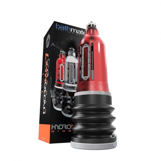 Красная гидропомпа HydroMAX7 Wide Boy - Bathmate - в Иваново купить с доставкой