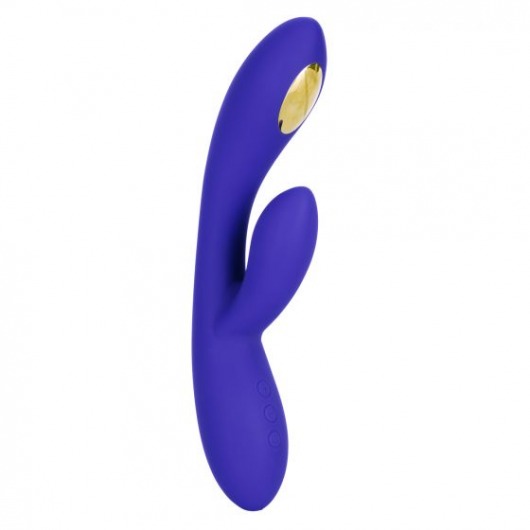 Фиолетовый вибратор с функцией электростимуляции Intimate E-Stimulator Dual Wand - 21,5 см. - California Exotic Novelties - купить с доставкой в Иваново