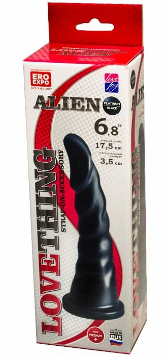 Насадка для трусиков харнесс Alien - 17,5 см. - LOVETOY (А-Полимер) - купить с доставкой в Иваново