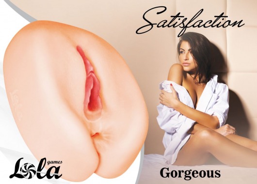 Мастурбатор с 2 тоннелями Satisfaction Gorgeous - Lola Games - в Иваново купить с доставкой