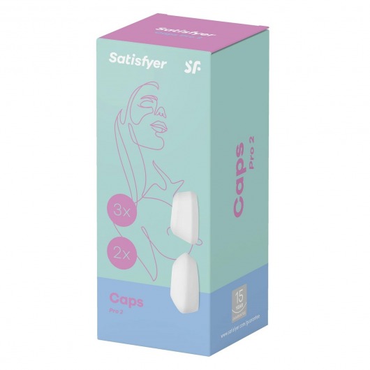 Набор из 5 сменных насадок для стимулятора Satisfyer Pro 2 Next Generation - 5 шт. - Satisfyer