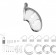 Прозрачный мужской пояс верности Cock Cage Model 01 Chastity - Shots Media BV - купить с доставкой в Иваново