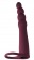 Бордовая вибронасадка для двойного проникновения Bramble - 16,5 см. - Lola Games купить в Иваново с доставкой в Orgasmix.ru Бордовая вибронасадка для двойного проникновения Bramble - 16,5 см. - Lola Games - купить с доставкой в Иваново