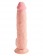 Телесный фаллоимитатор на присоске 10  Triple Density Fat Cock with Balls - 27,9 см. - Pipedream