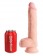 Телесный фаллоимитатор на присоске 10  Triple Density Fat Cock with Balls - 27,9 см. - Pipedream