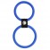 Синее двойное эрекционное кольцо Dual Rings Blue - Dream Toys - в Иваново купить с доставкой