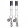 Металлические зажимы на соски Adjustable Nipple Clamps - Fifty Shades of Grey - купить с доставкой в Иваново