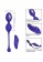 Фиолетовые виброшарики с электростимуляцией Impulse Intimate E-Stimulator Dual Kegel - California Exotic Novelties - купить с доставкой в Иваново