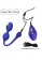 Фиолетовые виброшарики с электростимуляцией Impulse Intimate E-Stimulator Dual Kegel - California Exotic Novelties - купить с доставкой в Иваново