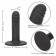 Черный анальный стимулятор 4.75” Ridged Probe - 12 см. - California Exotic Novelties - купить с доставкой в Иваново