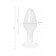 Белая акриловая анальная втулка - 9,5 см. - Toyfa Basic в Иваново Белая акриловая анальная втулка - 9,5 см. - Toyfa Basic