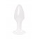 Белая акриловая анальная втулка - 9,5 см. - Toyfa Basic в Иваново Белая акриловая анальная втулка - 9,5 см. - Toyfa Basic
