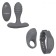 Серый вибронабор Silicone Remote Adventure Set - California Exotic Novelties