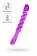 Фиолетовый двусторонний фаллоимитатор Tanza - 27,5 см. - A-toys