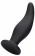 Черная анальная пробка Curve Butt Plug - 11,4 см. - Shots Media BV